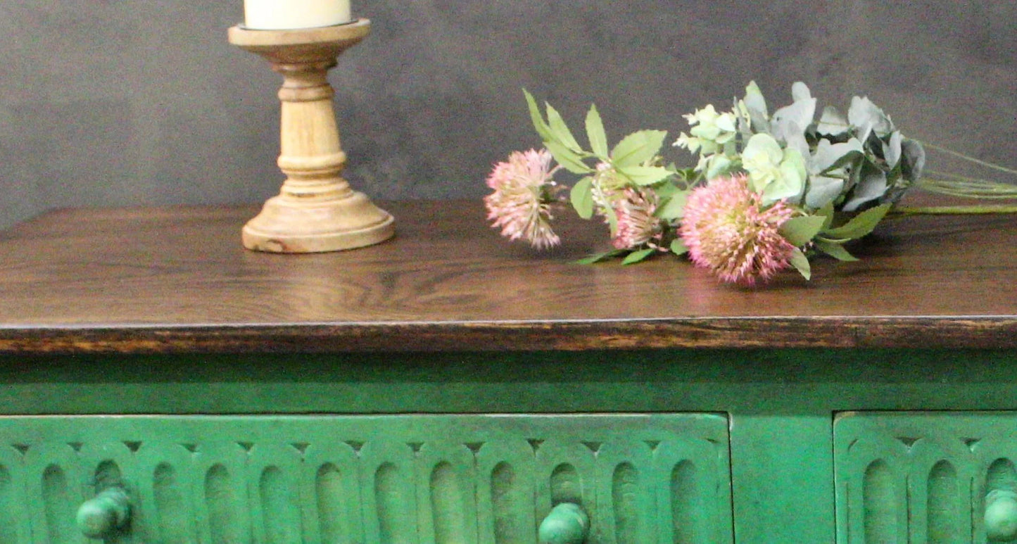 Green Rustic Sideboard