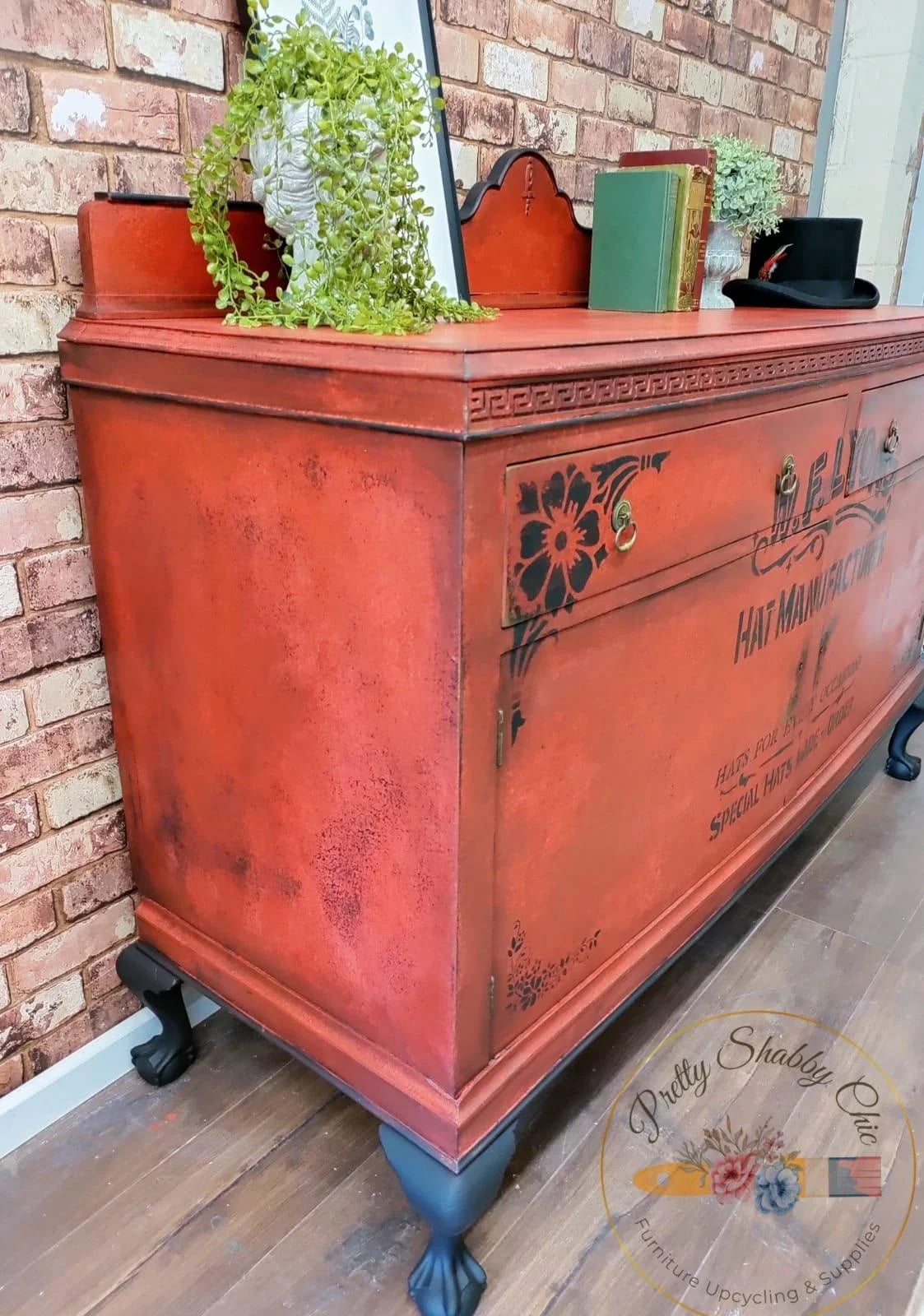 Retro Red Sideboard