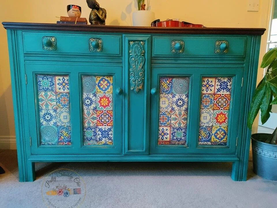 Bohemian Mediterranean Style Sideboard