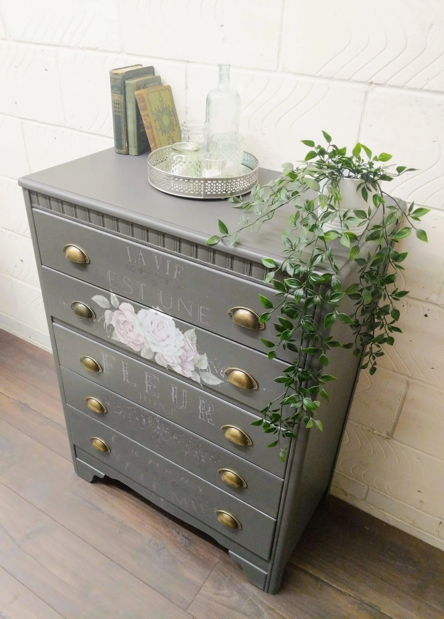 Grey Lebus Chest of Drawers