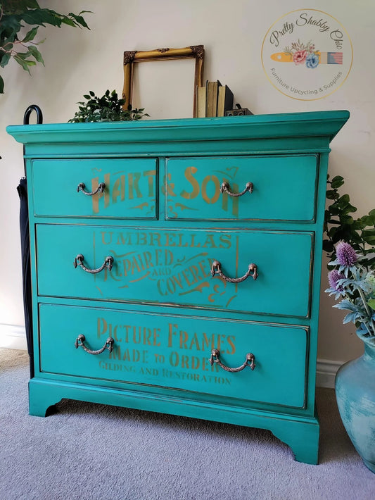 Hart & Son Stencilled Drawers