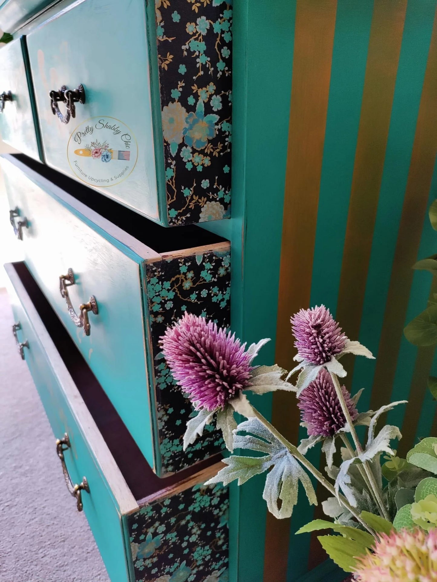 Hart & Son Stencilled Drawers