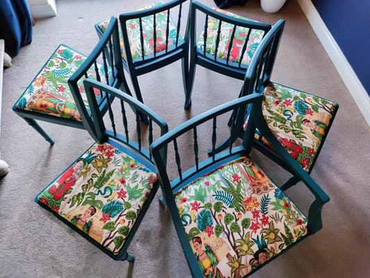 Set of Frida Kahlo Chairs