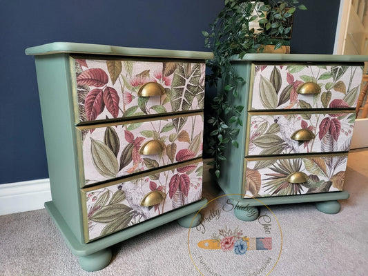 Leafy Bedside Tables